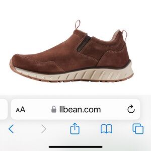 L.L. Bean Men's leather Brown Slip-On Loafers